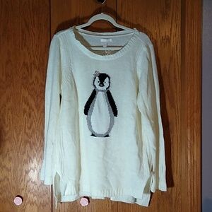 Lauren Conrad brand penguin sweater, size 2XL